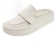 画像2: soft leather Baotou half slippers sandals flip flops slippers  厚底プラットホームレザーハーフローファーサンダル フリップフロップサンダル スリッパ (2)