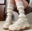 画像7: Women's Velcro leather platform sneakers　ベルクロレザー厚底スニーカー (7)