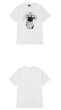 画像6: Unisex bulldog print T-shirt print round neck Half sleeveT-shirt　 ユニセックス男女兼用ブルドッグプリント半袖 Tシャツ (6)