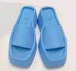 画像10: Square head slope heel platform sandal slippers  スクエアヘッドスロープヒール厚底プラットホームサンダル  スリッパ (10)