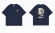 画像3: Unisex NY Space Comic  print T-shirt print round neck Half sleeveT-shirt　 ユニセックス男女兼用NYニューヨークスペースコミックプリント半袖 Tシャツ (3)