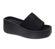 画像2: Square head slope heel platform sandal slippers  スクエアヘッドスロープヒール厚底プラットホームサンダル  スリッパ (2)