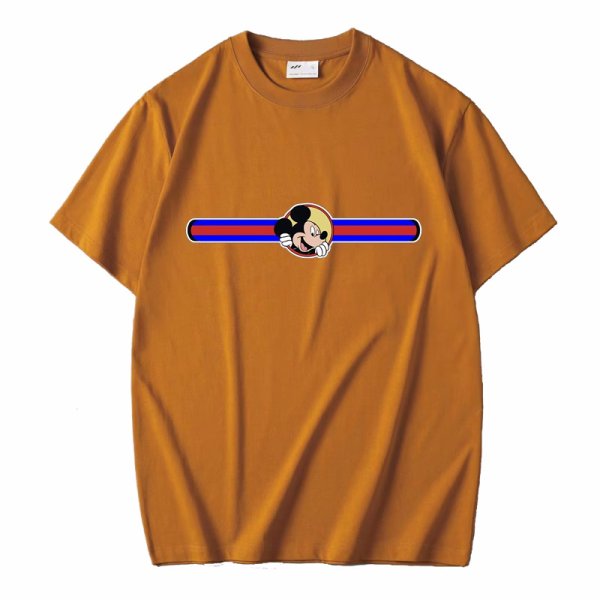 画像8: Unisex hello small mickey mouse print T-shirt print round neck Half sleeveT-shirt　 ユニセックス男女兼用ハロースモールミッキーマウスプリント半袖 Tシャツ (8)