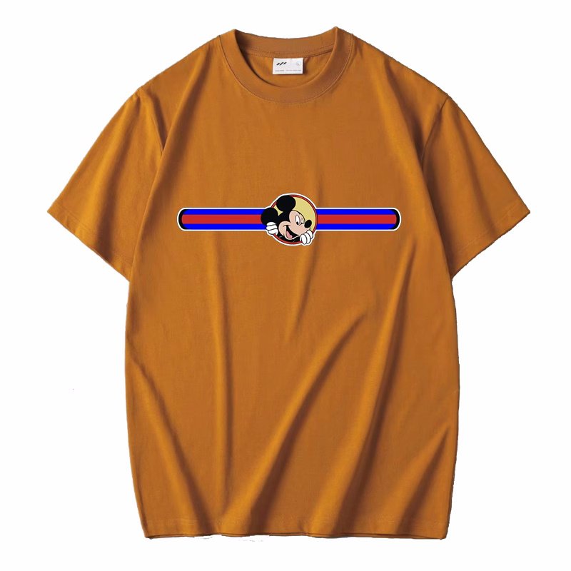 画像8: Unisex hello small mickey mouse print T-shirt print round neck Half sleeveT-shirt  ユニセックス男女兼用ハロースモールミッキーマウスプリント半袖 Tシャツ (8)