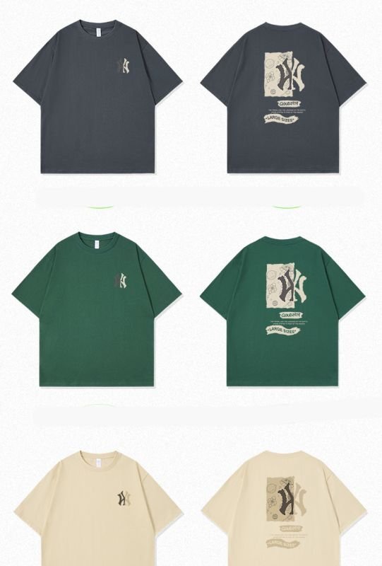 画像4: Unisex NY Space Comic  print T-shirt print round neck Half sleeveT-shirt  ユニセックス男女兼用NYニューヨークスペースコミックプリント半袖 Tシャツ (4)