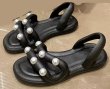画像6: pearl soft bottom sandal slippers  パール付きソフトボトムサンダル  スリッパ (6)