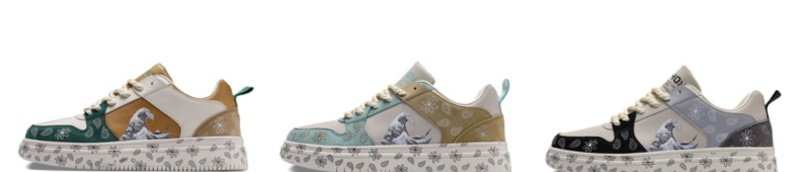 画像9: Men's Paisley bandana pattern & Ukiyo-e heart print LACE-UP SNEAKERS shoes  ユニセックス男女兼用ペイズリーバンダナ柄&浮世絵レースアップ スニーカー カジュアル シューズ (9)
