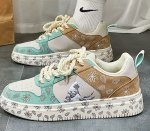 画像5: Men's Paisley bandana pattern & Ukiyo-e heart print LACE-UP SNEAKERS shoes 　ユニセックス男女兼用ペイズリーバンダナ柄＆浮世絵レースアップ スニーカー カジュアル シューズ (5)