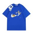 画像7: 23 Tom and Jerry Broken swoosh Tshirts  ユニセックス 男女兼用 トムとジェリートム＆ジェリー ブロークン スウォッシュ プリント Tシャツ (7)