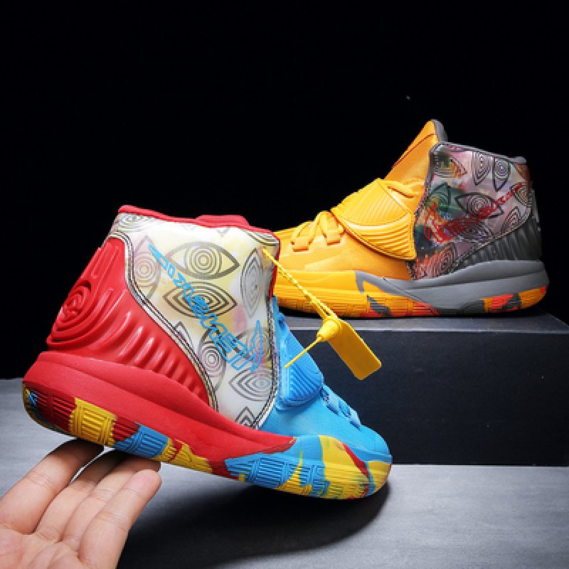 画像12: 23 Men's Unisex Spongebob high-top lace-up sneakers basketball shoes  即納スポンジボブ ハイカットレースアップ スニーカー バスケットシューズ (12)