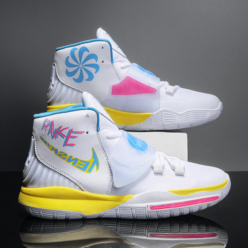 画像5: 23 Men's Unisex Spongebob high-top lace-up sneakers basketball shoes  即納スポンジボブ ハイカットレースアップ スニーカー バスケットシューズ (5)