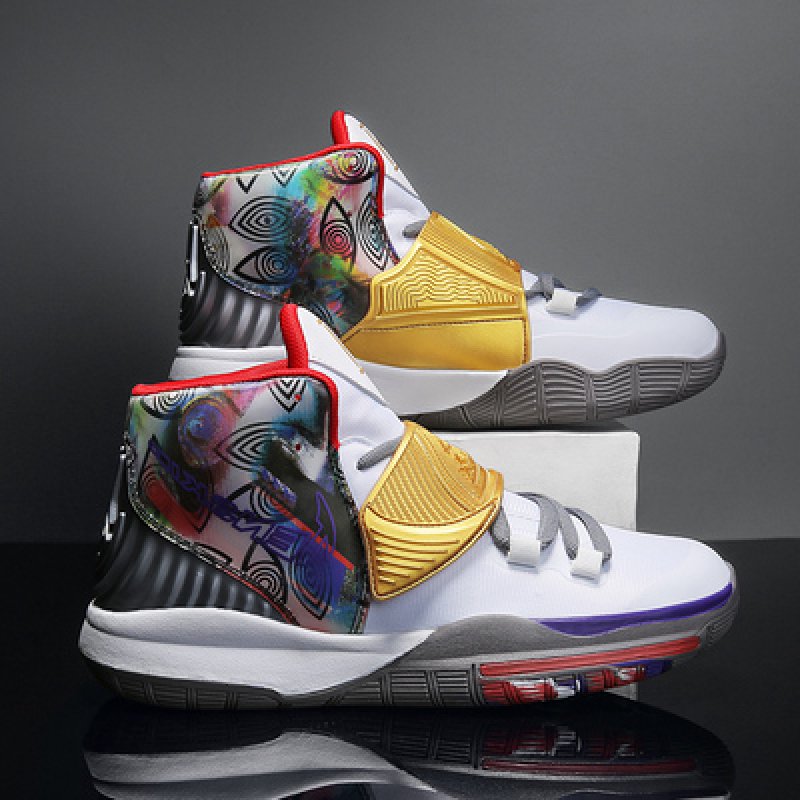 画像6: 23 Men's Unisex Spongebob high-top lace-up sneakers basketball shoes  即納スポンジボブ ハイカットレースアップ スニーカー バスケットシューズ (6)