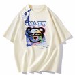 画像2: NASA x Bear Print Tshirts  ユニセックス 男女兼用 ナサ×ベア熊プリント Tシャツ (2)