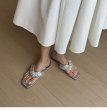 画像7: Beaded Retro Nail Drill sandals slippers 　ネイルドリルビーズトングサンダル  スリッパ (7)