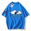 画像3: Sleeping Snoopy x NASA Print Tshirts  ユニセックス 男女兼用 スリーピングスヌーピー×ナサNASAロゴプリント Tシャツ (3)