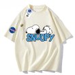 画像4: Sleeping Snoopy x NASA Print Tshirts  ユニセックス 男女兼用 スリーピングスヌーピー×ナサNASAロゴプリント Tシャツ (4)