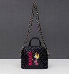 画像2: snoopy family quilted tote shoulder bag Messenger bag 　ユニセックス スヌーピーファミリー キルティング トートショルダーバック ママバッグ (2)