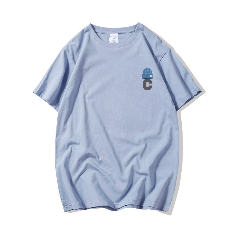 画像2: Knit cap & C logo Print Tshirts  ユニセックス 男女兼用 ニットキャップ&Cロゴプリント Tシャツ (2)