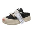 画像19: Women's open smile canvas thick bottom increased  sneakers　スマイル厚底キャンバスレーススニーカー＆ハーフスニーカー (19)