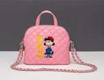 画像3: snoopy family quilted tote shoulder bag Messenger bag 　ユニセックス スヌーピーファミリー キルティング トートショルダーバック ママバッグ (3)