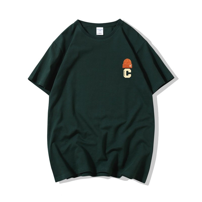 画像5: Knit cap & C logo Print Tshirts  ユニセックス 男女兼用 ニットキャップ&Cロゴプリント Tシャツ (5)