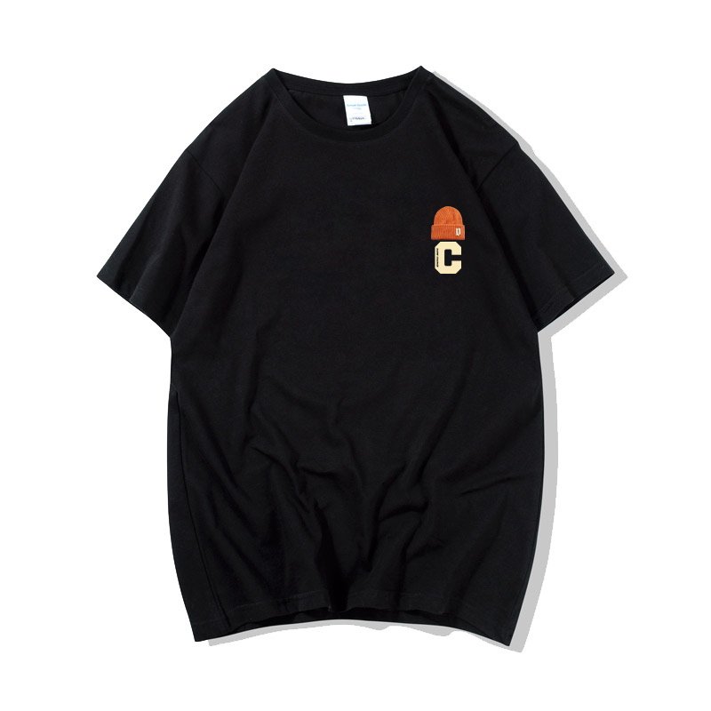 画像4: Knit cap & C logo Print Tshirts  ユニセックス 男女兼用 ニットキャップ&Cロゴプリント Tシャツ (4)