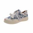 画像4: Women's open smile canvas thick bottom increased  sneakers　スマイル厚底キャンバスレーススニーカー＆ハーフスニーカー (4)