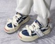 画像9: Women's open smile canvas thick bottom increased  sneakers　スマイル厚底キャンバスレーススニーカー＆ハーフスニーカー (9)