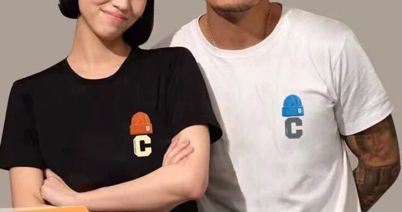 画像10: Knit cap & C logo Print Tshirts  ユニセックス 男女兼用 ニットキャップ&Cロゴプリント Tシャツ (10)