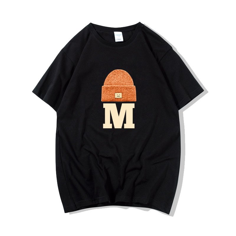 画像7: Smile knit cap & M logo Print Tshirts  ユニセックス 男女兼用 スマイルニットキャップ&Mロゴプリント Tシャツ (7)
