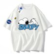 画像2: Sleeping Snoopy x NASA Print Tshirts  ユニセックス 男女兼用 スリーピングスヌーピー×ナサNASAロゴプリント Tシャツ (2)