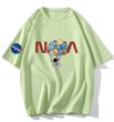 画像5: NASA x Astronaut x SpacePlanet Print Tshirts  ユニセックス 男女兼用ナサNASA×宇宙飛行士×プラネット プリント Tシャツ (5)