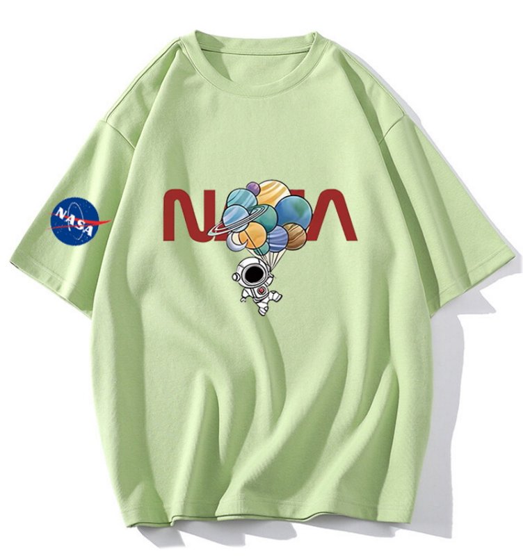 画像5: NASA x Astronaut x SpacePlanet Print Tshirts  ユニセックス 男女兼用ナサNASA×宇宙飛行士×プラネット プリント Tシャツ (5)