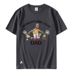 画像2: simpson family DAD Short Sleeve T-shirt 　ユニセックス 男女兼用シンプソンファミリーダド半袖Tシャツ (2)
