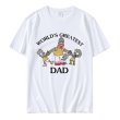 画像1: simpson family DAD Short Sleeve T-shirt 　ユニセックス 男女兼用シンプソンファミリーダド半袖Tシャツ (1)