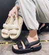 画像6: Casual Soft Bottom back strap sandals and slippers flip flops    男女兼用ユニセックスバックストラップ付ソフトボトムフリップフロップサンダルシャワーサンダル ビーチサンダル (6)