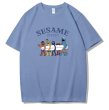 画像3: Sesame Street and Friends & surfboard Print Tshirts 　ユニセックス男女兼用セサミーストリートと仲間たち＆ サーフボードプリント  半袖 Tシャツ (3)