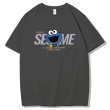 画像4: Sesame Street print Print Tshirts 　ユニセックス男女兼用  セサミーストリート＆スマイル半袖 Tシャツ (4)