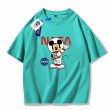 画像5: NASA x Astronaut Mickey Mouse print Print Tshirts 　ユニセックス男女兼用 NASAナサ×宇宙飛行士ミッキーマウス 半袖 Tシャツ (5)