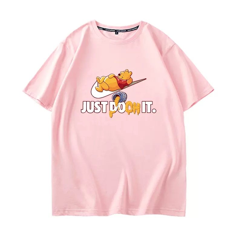 画像7: JUST Pooh  it Print Tshirts  ユニセックス男女兼用 熊のプーさんプリント  半袖 Tシャツ (7)