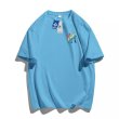 画像4: NY rainbow color logo Print Tshirts 　ユニセックス男女兼用NYレインボーカラーロゴプリント  半袖 Tシャツ (4)