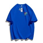 画像3: NY rainbow color logo Print Tshirts 　ユニセックス男女兼用NYレインボーカラーロゴプリント  半袖 Tシャツ (3)