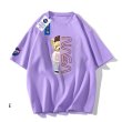画像9: Half NASA x Bear logo Print Tshirts 　ユニセックス男女兼用ハーフ＆ハーフナサ×ベアプリント  半袖 Tシャツ (9)