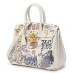 画像1:  Pop graphic tote shoulder bag　 レザーポップベア熊グラフィック トートショルダーバッグ (1)