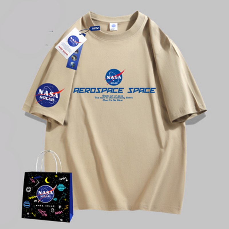 画像7: PEROSPACE x NASA logo Print Tshirts 　ユニセックス男女兼用PEROSPACE×ナサNASAロゴプリント  半袖 Tシャツ (7)