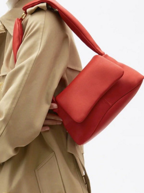 画像11: 2WAY RABBIT EAR SHOULDER TOTE underarm bag Messenger bag  2WAYラビット耳イヤー ソフトレザートートショルダーバック  (11)