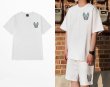 画像6: bulldog print Print Tshirts 　ユニセックス男女兼用ブルドッグプリント 半袖 Tシャツ (6)