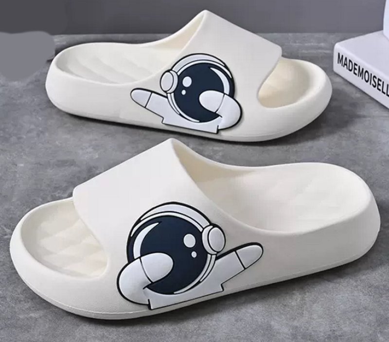 画像3: dancing astronaut sandals and slippers flip flops    男女兼用ユニセックスダンシング宇宙飛行士フリップフロップサンダルシャワーサンダル ビーチサンダル (3)