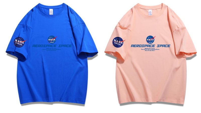 画像8: PEROSPACE x NASA logo Print Tshirts 　ユニセックス男女兼用PEROSPACE×ナサNASAロゴプリント  半袖 Tシャツ (8)