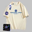 画像5: PEROSPACE x NASA logo Print Tshirts 　ユニセックス男女兼用PEROSPACE×ナサNASAロゴプリント  半袖 Tシャツ (5)